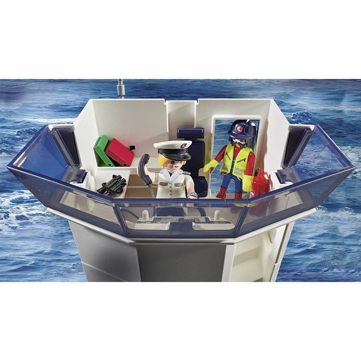 Playmobil City Action 70769 'Großes Containerschiff mit Zollboot', 135 Teile, ab 4 Jahren – Bild 3