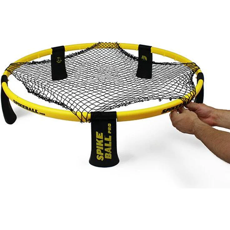 Spikeball 'Pro Set' - verbessertes, stärkeres Netz, mehr Spin durch neu designte Bälle, schwarz/gelb – Bild 5
