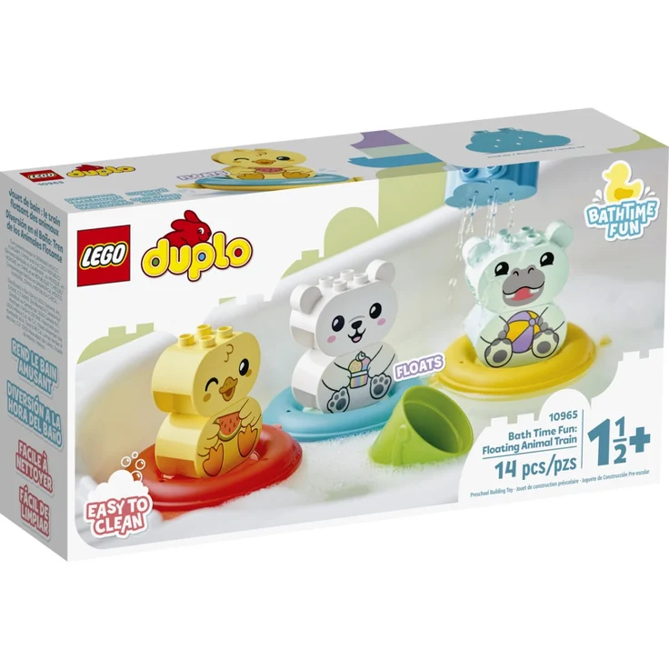 LEGO DUPLO 10965 'Badewannenspaß: Schwimmender Tierzug', 14 Teile, ab 1,5 Jahren - Preisvergleich – Bild 3