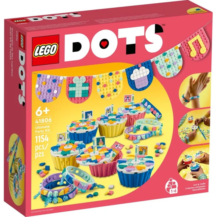 LEGO DOTS 41806 'Ultimatives Partyset', 1154 Teile, ab 6 Jahren – Bild 5