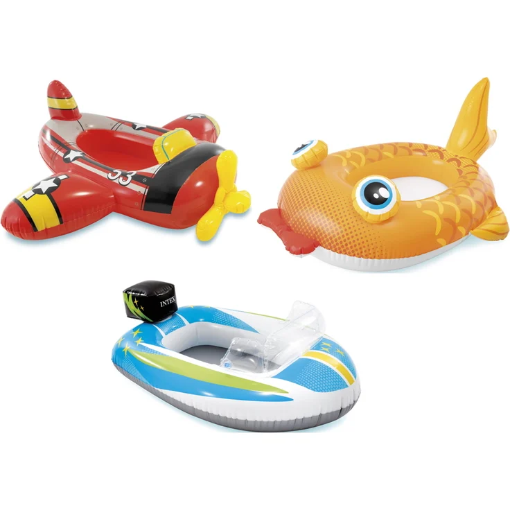 Intex Baby Boot ''Pool-Cruiser'', 3-6 Jahre, ca. 110 x 100 cm - 1x Stück, zufällige Motivauswahl – Bild 1