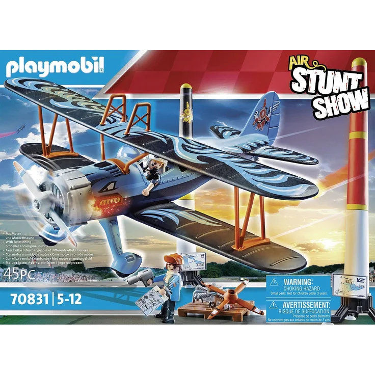 Playmobil Stuntshow 70831 'Doppeldecker Phönix', 45 Teile, ab 5 Jahren – Bild 9
