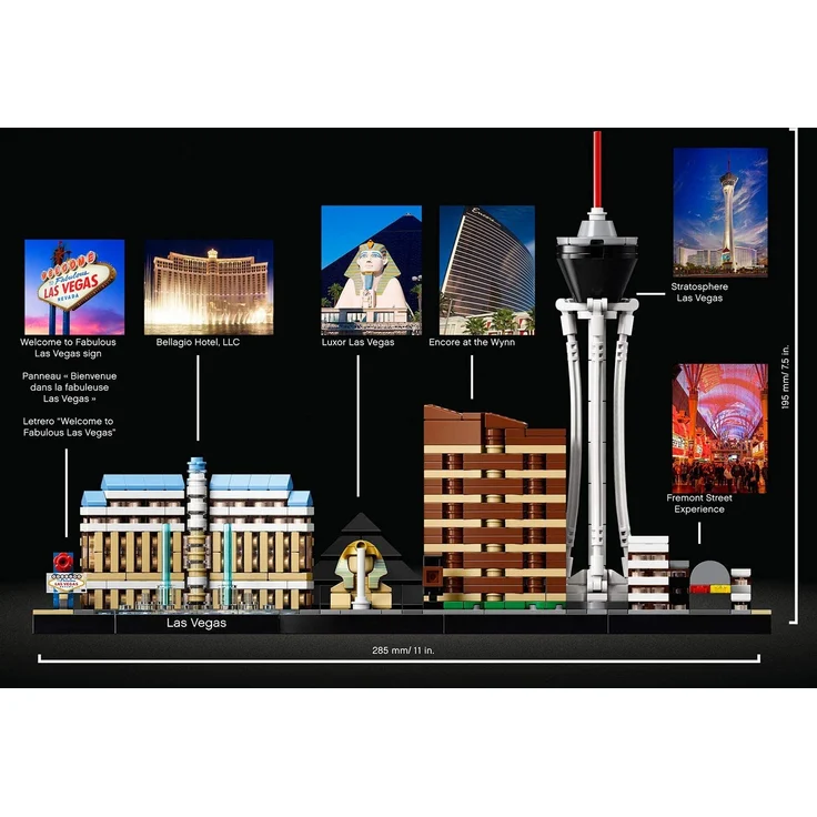 LEGO Architecture 21047 'Las Vegas', 501 Teile, ab 12 Jahren – Bild 4