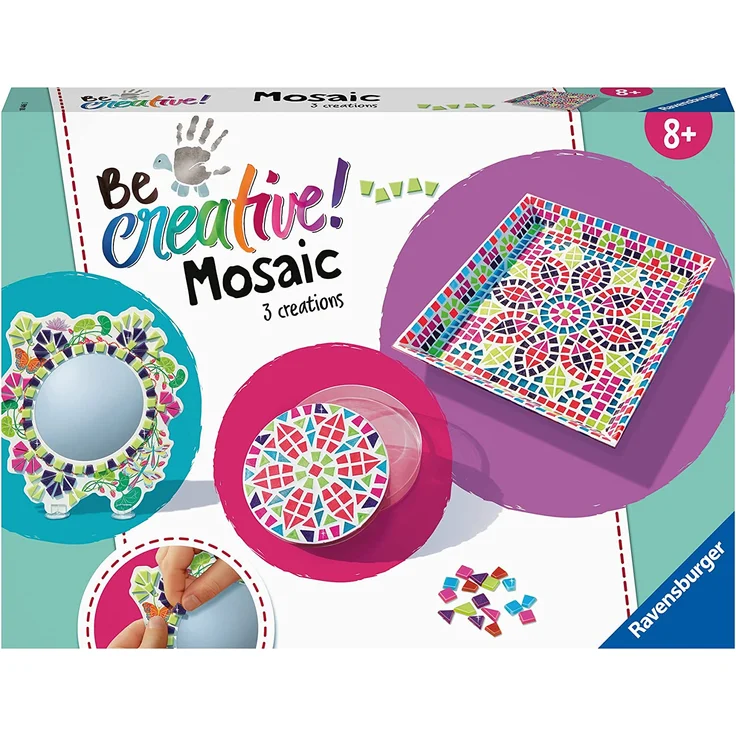 Ravensburger 18446 Mosaic Romantic, DIY für Kinder ab 8 Jahren