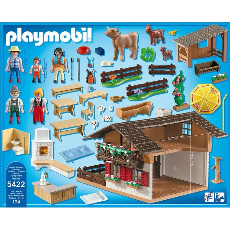 Playmobil Country 5422 'Almhütte', 194 Teile, ab 4 Jahren – Bild 2
