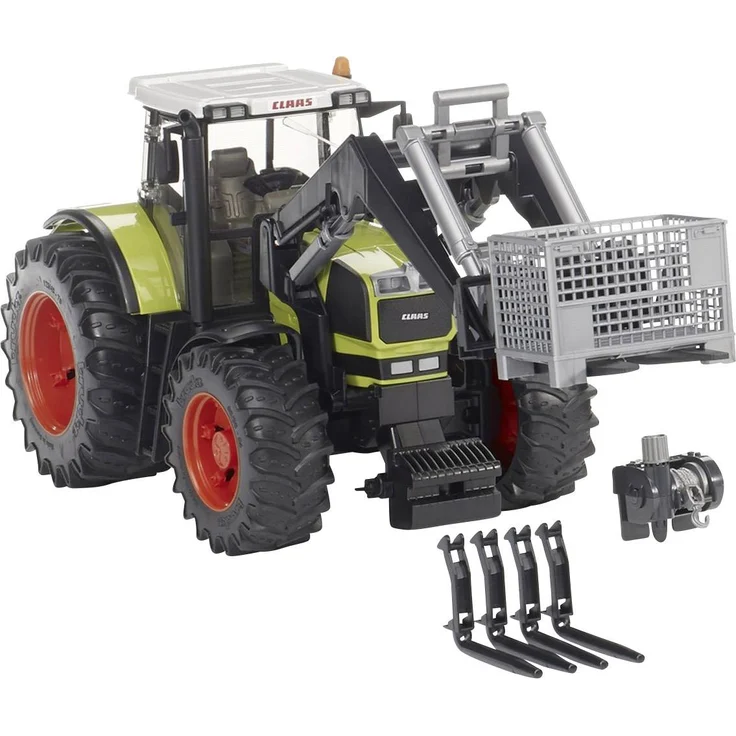 Bruder 02318 'Seilwinde und Frontladergabeln' Fahrzeug Zubehör, ab 3 Jahren, Maßstab 1:16 – Bild 4