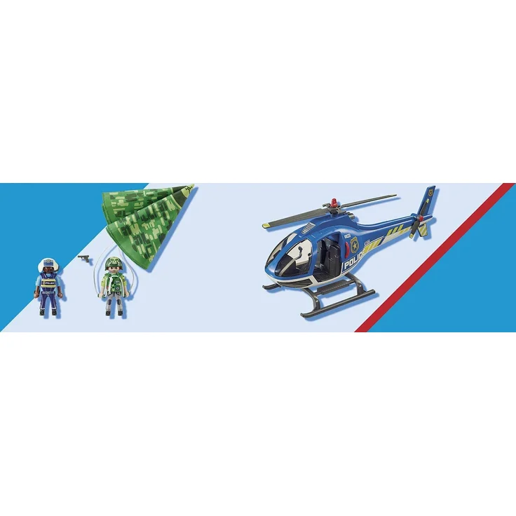 Playmobil City Action 70569 'Polizei-Hubschrauber: Fallschirm Verfolgung', 19 Teile, ab 4 Jahren – Bild 6