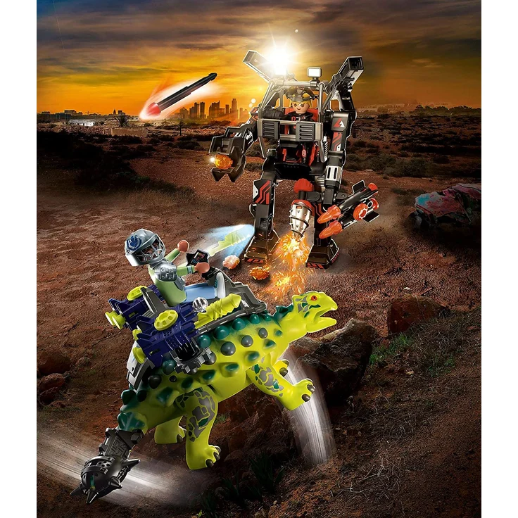 Playmobil Dino Rise 70626 'Saichania: Abwehr des Kampfläufers', 73 Teile, ab 5 Jahren – Bild 2
