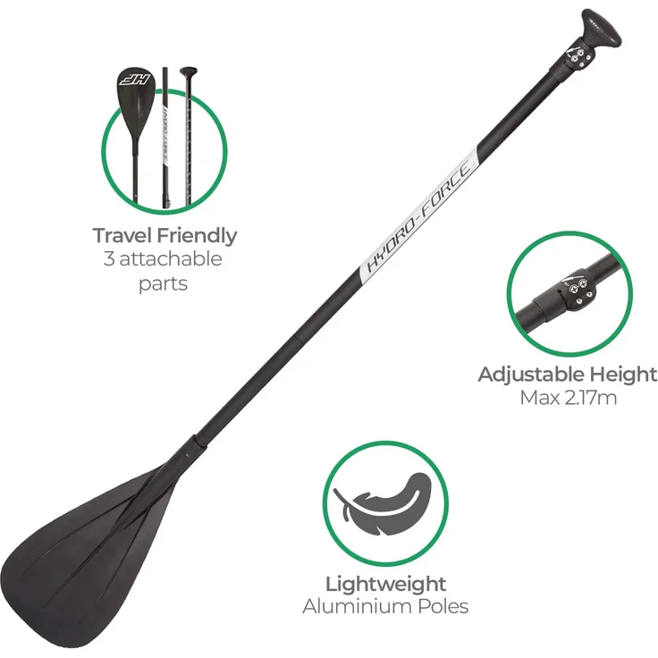Bestway Hydro-Force 'Kahawai', SUP Board-Set, 310 x 86 x 15cm, max. Belastbarkeit bis 140kg, grün – Bild 4