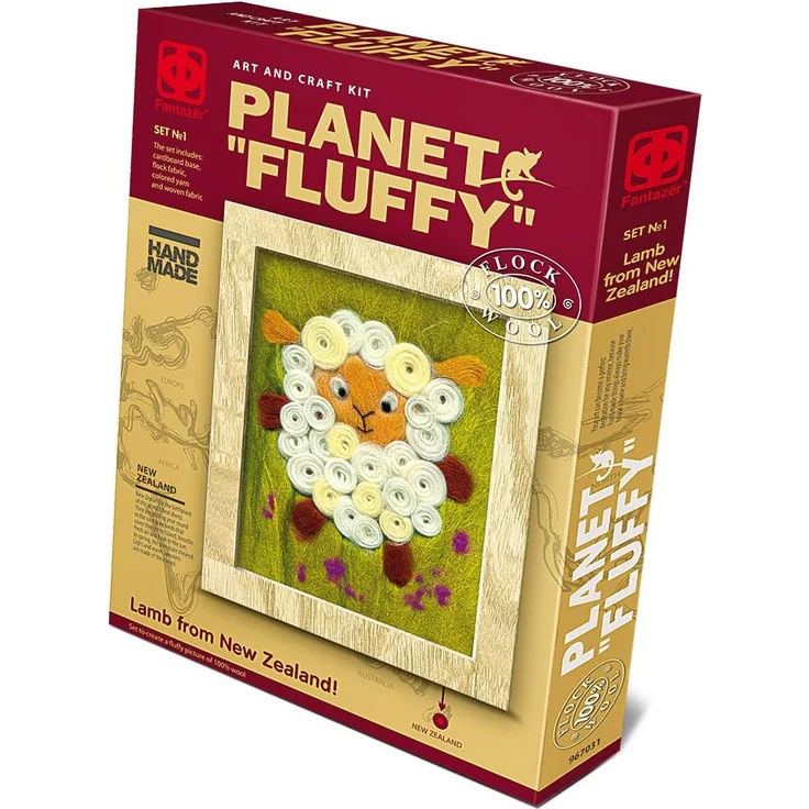 Wollbild Schaf – Bild 1