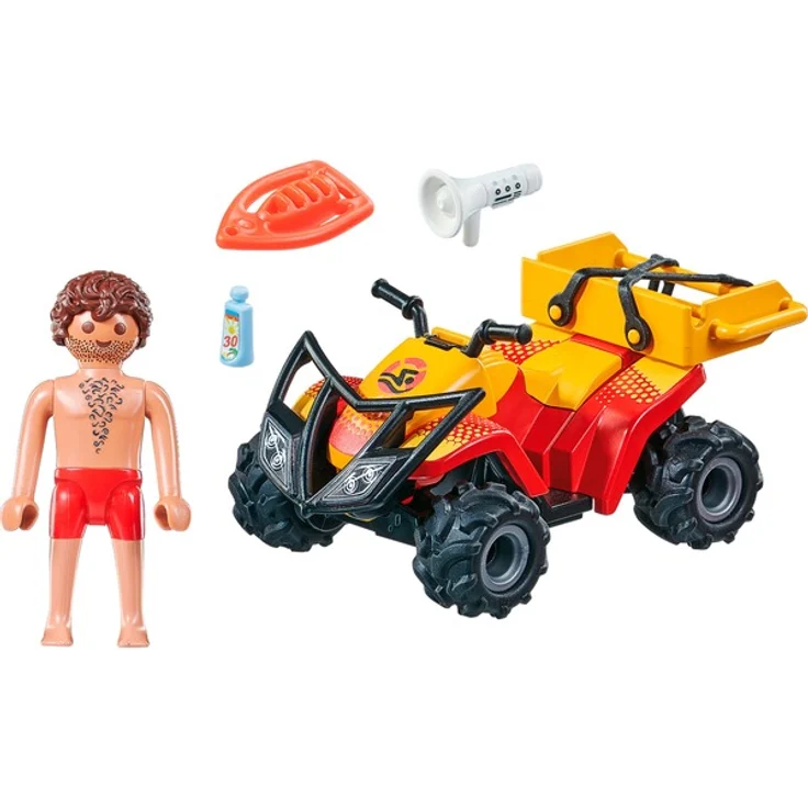 PLAYMOBIL City Action 71040 'Rettungsschwimmer-Quad', 18 Teile, ab 4 Jahren – Bild 3