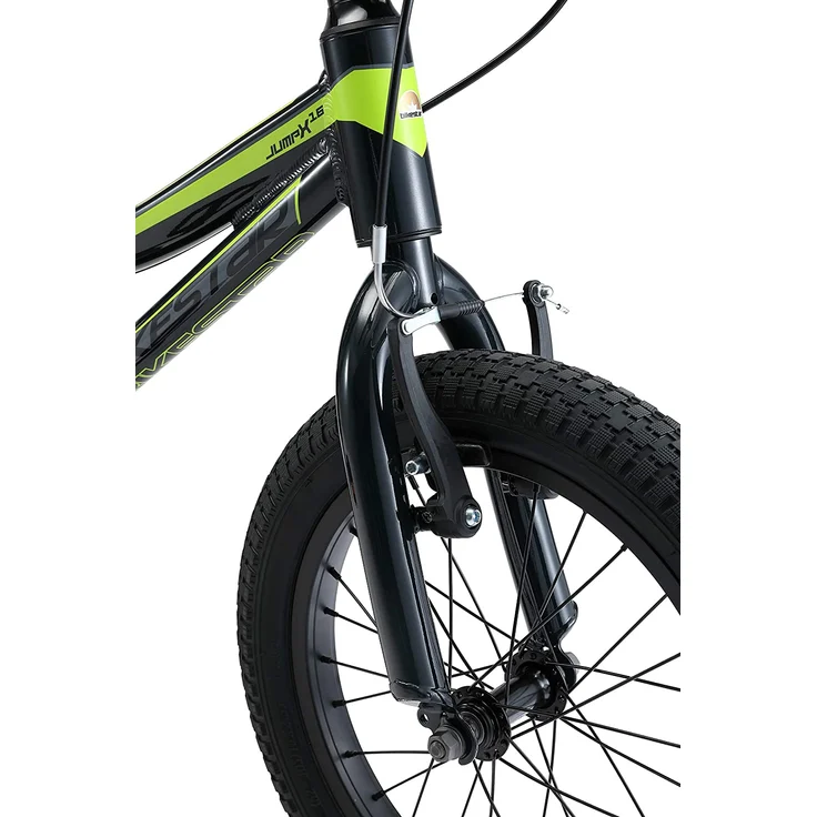 Bikestar Kinderfahrrad Mountainbike 16 Zoll Schwarz / Grün, inkl. V-Bremse - Preisvergleich – Bild 4