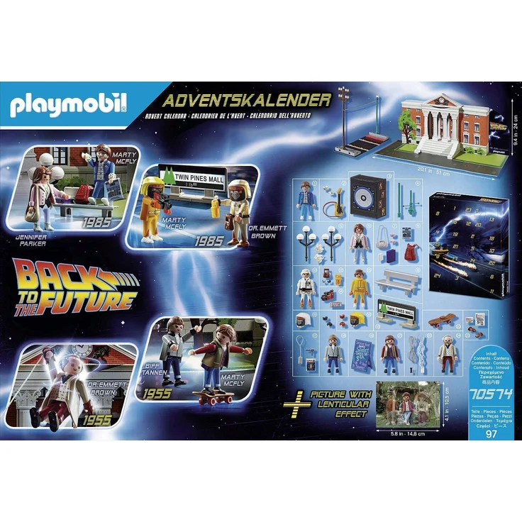 PLAYMOBIL Adventskalender 70574 'Back to the Future', ab 5 Jahren – Bild 2