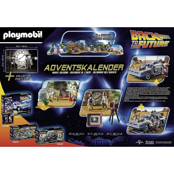 PLAYMOBIL 70576 'Adventskalender Back to the Future III', 75 Teile, ab 5 Jahren – Bild 5