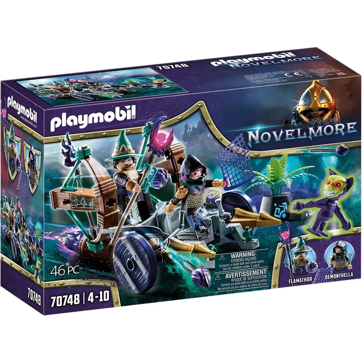PLAYMOBIL Novelmore 70748 'Violet Vale - Dämonen-Fangwagen', 46 Teile, ab 4 Jahren