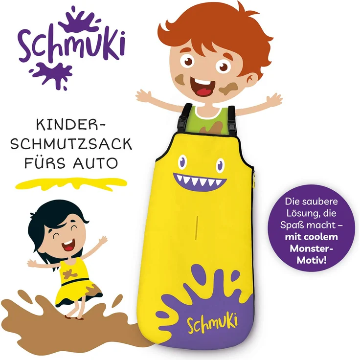 Schmuki Schmutzschutzsack für Kinder gelb – Bild 2