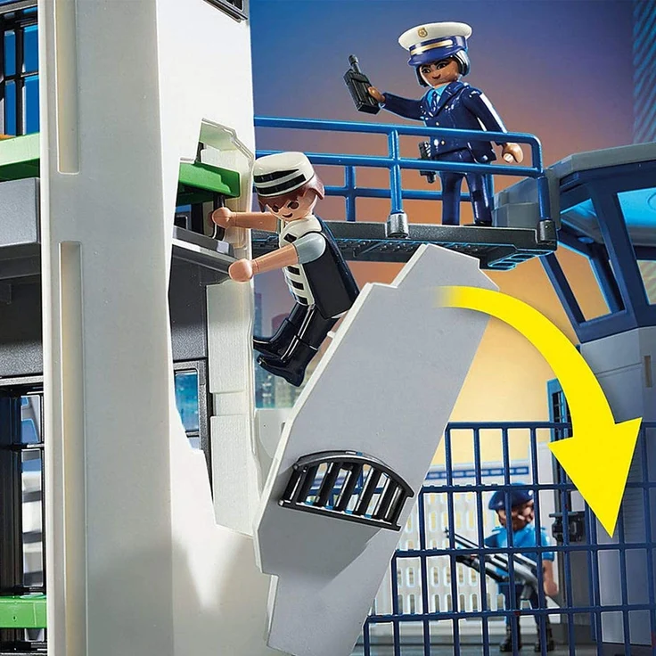 Playmobil City Action 6872 'Polizei-Kommandozentrale mit Gefängnis', 256 Teile, ab 4 Jahren – Bild 4