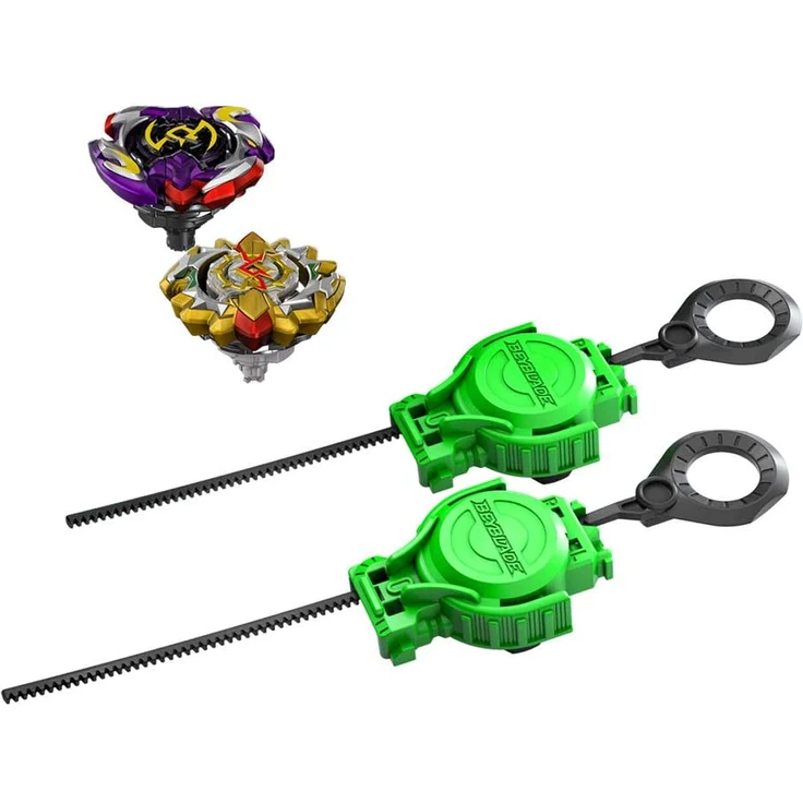 Beyblade Burst Turbo 'Slingshock Cross Collision Battle Set', komplettes Set mit Beystadium-Arena, Battle Kreiseln und Startern, ab 8 Jahren – Bild 5