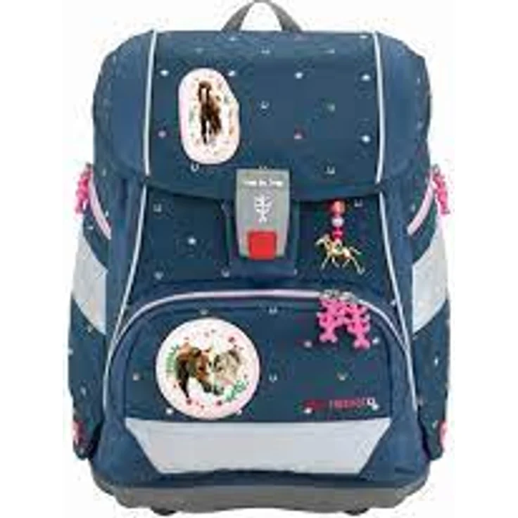 Step by Step 2in1 Plus 'Pferdefreunde True Love', Schulranzen-Set 6-teilig, 19 Liter, blau – Bild 2