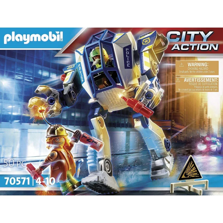 Playmobil City Action 70571 'Polizei-Roboter: Spezialeinsatz', 50 Teile, ab 4 Jahren – Bild 3