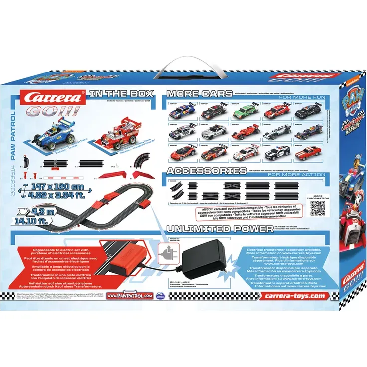 Carrera Go!!! 20063514 'Paw Patrol Ready Race Rescue', ab 5 Jahren, Streckenlänge 4.3 m, bis zu 2 Spieler - Preisvergleich – Bild 5