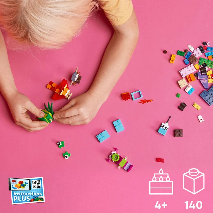 LEGO Classic 11017 'Kreative Monster', 140 Teile, ab 4 Jahren – Bild 5