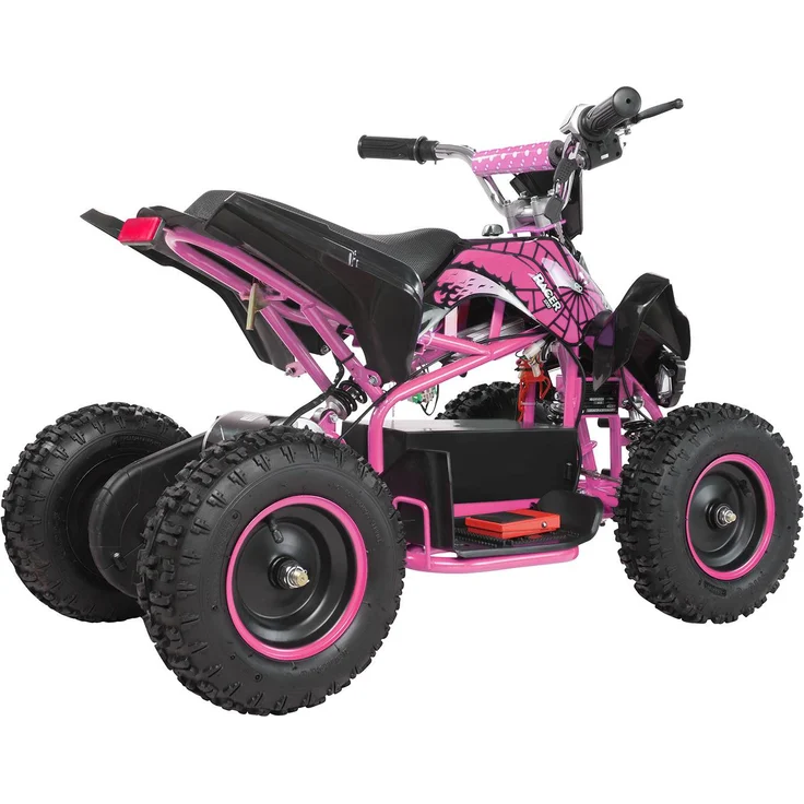 Elektro Quad Miniquad Kinder Racer 1000 Watt Pocket Kinderquad Pocketbike ATV (Schwarz/Pink) – Bild 2