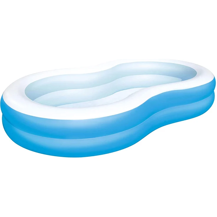 Bestway 'Family Pool Lagune', 262 x 157 x 36 cm, ab 3 Jahren, extra breite Seitenwände, stabile Konstruktion – Bild 1
