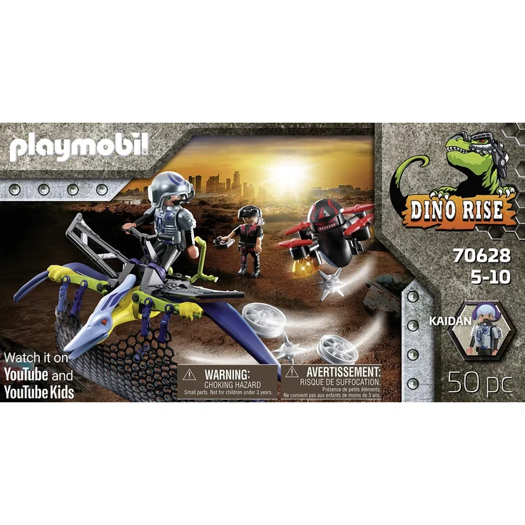 Playmobil Dino Rise 70628 'Pteranodon: Attacke aus der Luft', 50 Teile, ab 5 Jahren – Bild 3