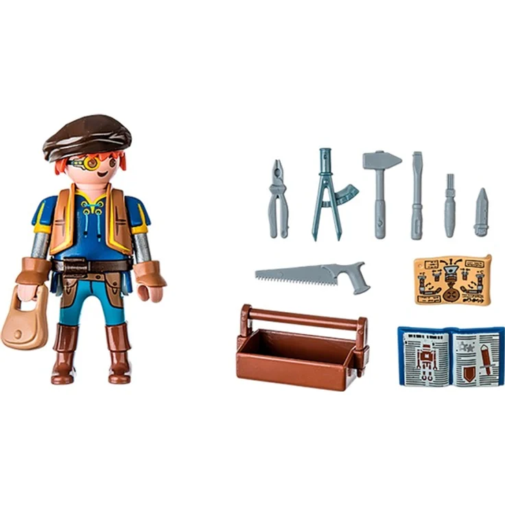 PLAYMOBIL 71302 Novelmore 'Dario mit Werkzeug', 16 Teile, ab 4 Jahren – Bild 2