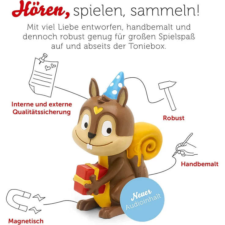Tonies Lieblings-Kinderlieder 'Geburtstagslieder (Relaunch)' Hörfigur mit 60 Minuten Spielzeit, ab 3 Jahren – Bild 5