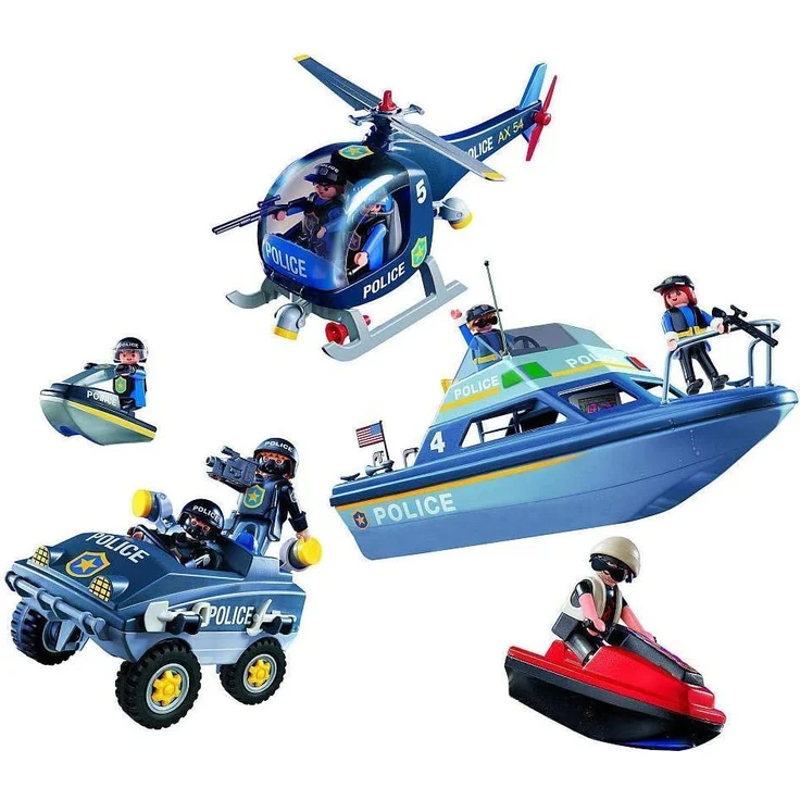 Playmobil City Action 9043 'Polizei Set mit Unterwassermotor', 114 Teile, ab 4 Jahren – Bild 2