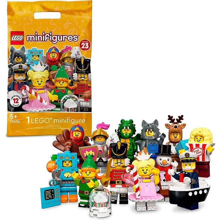LEGO Minifiguren 71034 'Serie 23', 8 Teile, ab 5 Jahren, 1x Stück, zufällige Auswahl – Bild 1