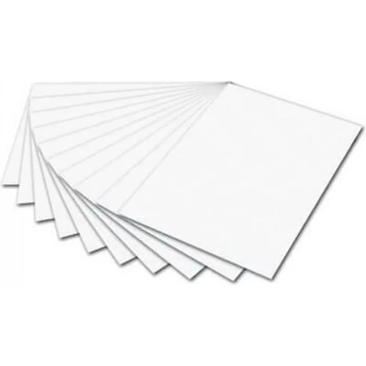 Glorex Tonpapier 50 x 70 cm" "weiss""
