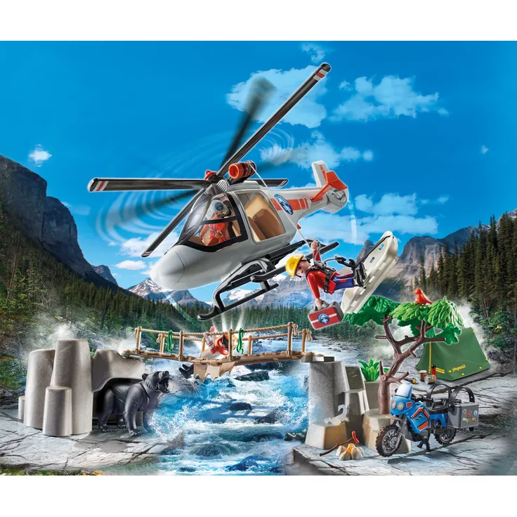 PLAYMOBIL Rescue Action 70663 'Berg Einsatzkommando', 79 Teile, ab 5 Jahren – Bild 4