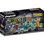 PLAYMOBIL Back to the Future 70634 'Back to the Future Part II Verfolgung mit Hoverboard', 80 Teile, ab 5 Jahren
