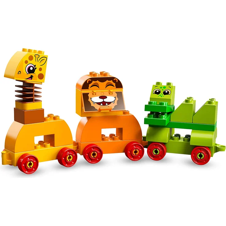 LEGO DUPLO 10863 'Meine erste Steinebox mit Ziehtieren', 34 Teile, ab 18 Monaten, kreatives Spielen – Bild 4