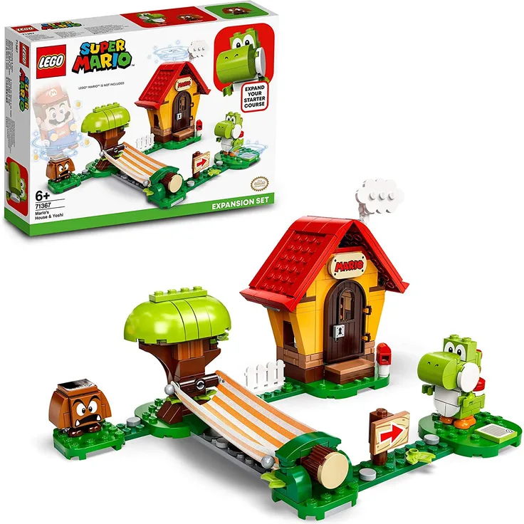 LEGO Super Mario 71367 'Marios Haus und Yoshi - Erweiterungsset', 205 Teile, ab 6 Jahren