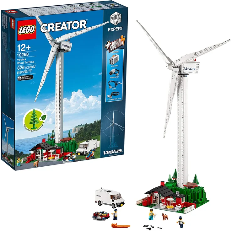 LEGO Creator Expert 10268 'Vestas Windkraftanlage', 826 Teile, ab 12 Jahren – Bild 1