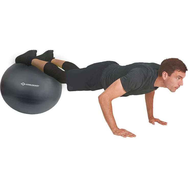 Schildkröt Fitness 'GYMNASTIKBALL 75cm', Körpergröße 176-185 cm, max. belastbar bis 120 kg, anthrazit – Bild 2