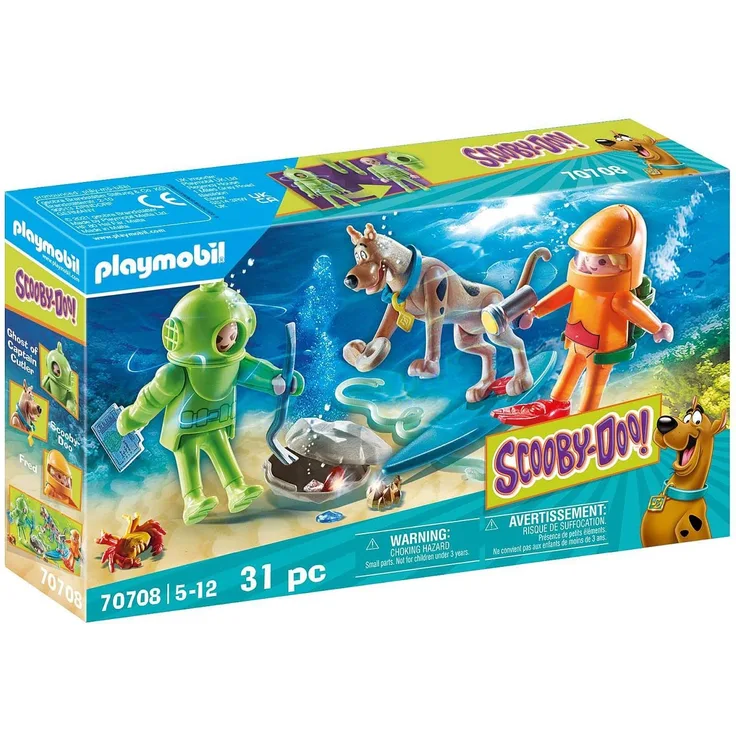 Playmobil SCOOBY-DOO! 70708 'Abenteuer mit Ghost of Captain Cutler', 31 Teile, ab 5 Jahren