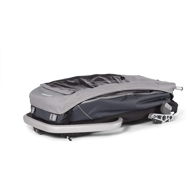 Croozer 'Kid Keeke 1' Kinderanhänger 2020, Stone Grey, 1-Sitzer – Bild 8