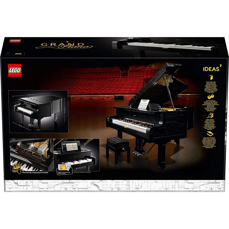 LEGO Ideas 21323 'Konzertflügel', 3662 Teile, ab 18 Jahren, fesselndes Bauprojekt, auf dem eigene Musikstücke gespielt werden können – Bild 7