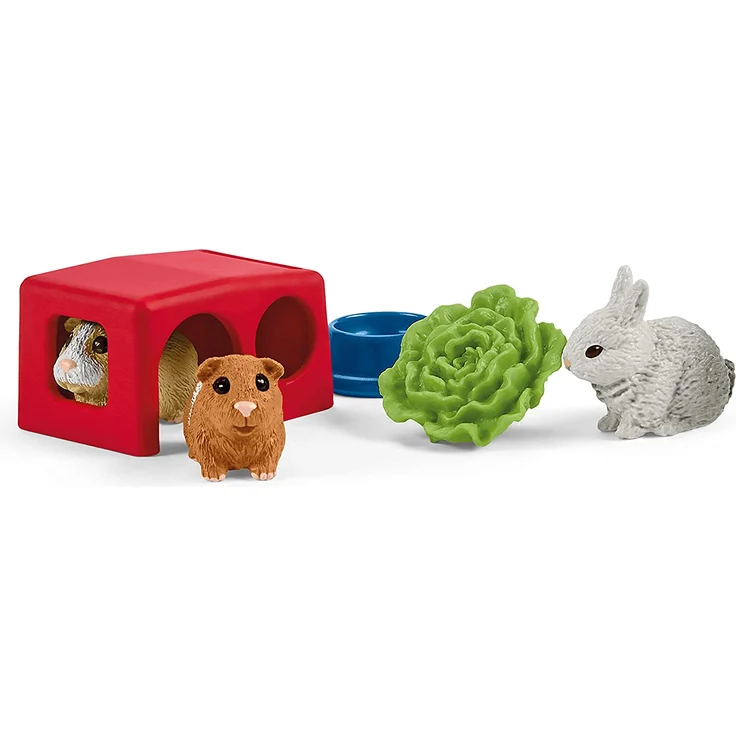 Schleich Farm World 42500 'Zuhause für Kaninchen und Meerschweinchen', ab 3 Jahren, 14 Teile – Bild 3