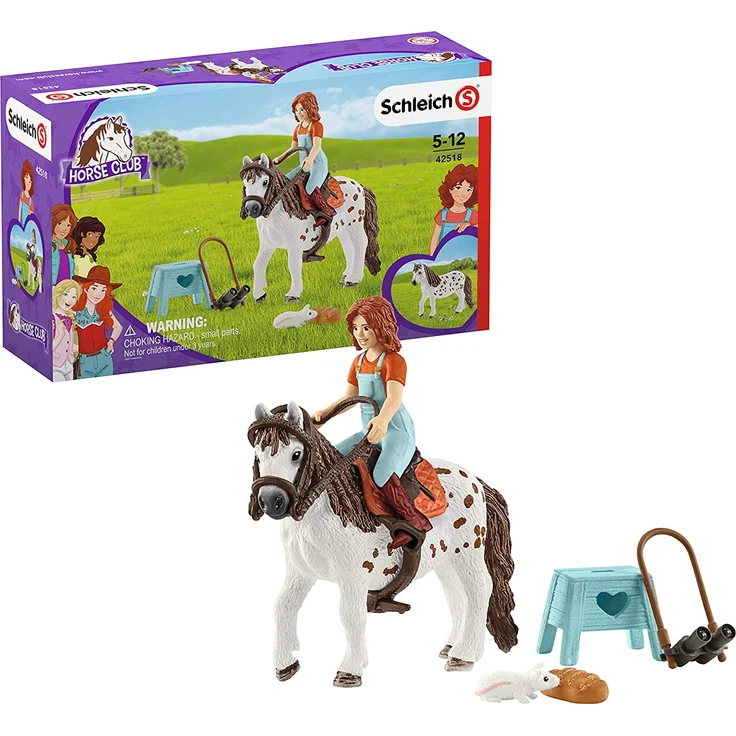 Schleich Horse Club 42518 'Mia und Spotty', ab 5 Jahren, 9 Teile - Preisvergleich – Bild 1
