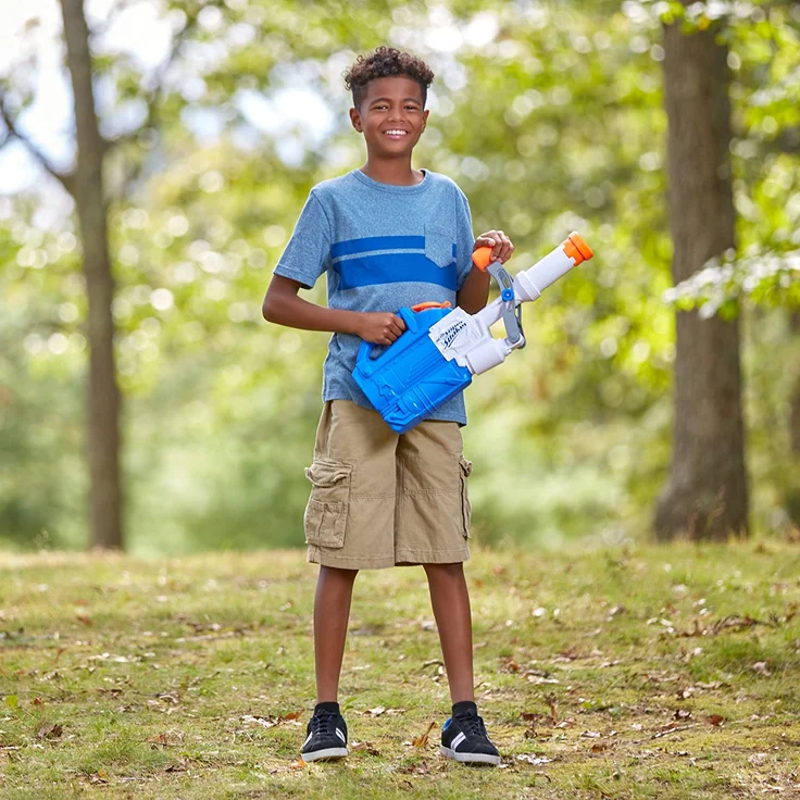 Nerf Super Soaker 'Soakzooka' Wasserpistole, mit 1,6 Liter Wassertank, Mega-Wasserstrahl, ab 7 Jahren – Bild 10