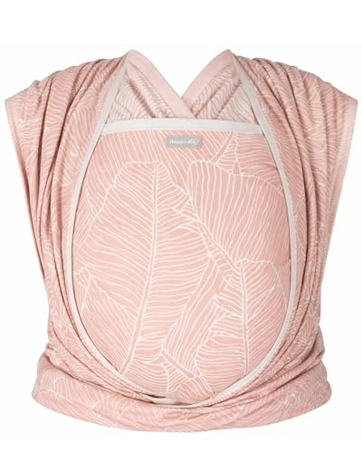 Hoppediz gewebtes Baby-Tragetuch, geeignet für Neugeborene bis Kleinkind, 4,60 m, Grenada rose, 100% Baumwolle, maschinenwaschbar