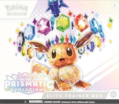 Nintendo Pokémon TCG: SV8.5 Prismatic Evolutions - Elite Trainer Box, Scarlet & Violet Edition, 9 Boosterpacks und exklusive Promokarte