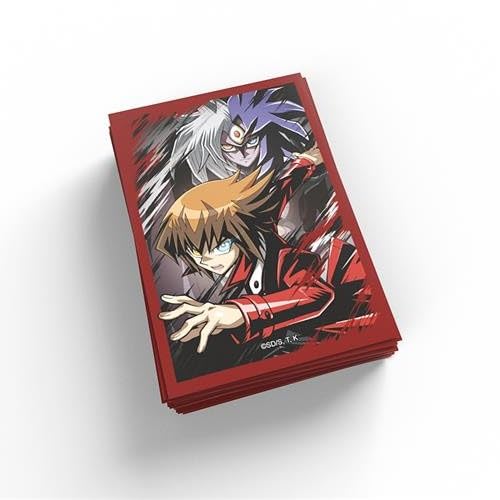 YU-GI-OH! Jaden & Yubel Card Sleeves (50), offizielle TCG Hüllen mit dynamischen Grafiken, 50 Stück