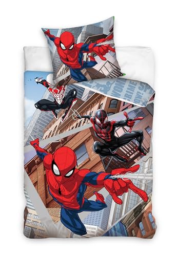 Spiderman Kinder-/Jugendbettwäsche Wendebettwäsche SM4326-4 135x200cm/80x80cm